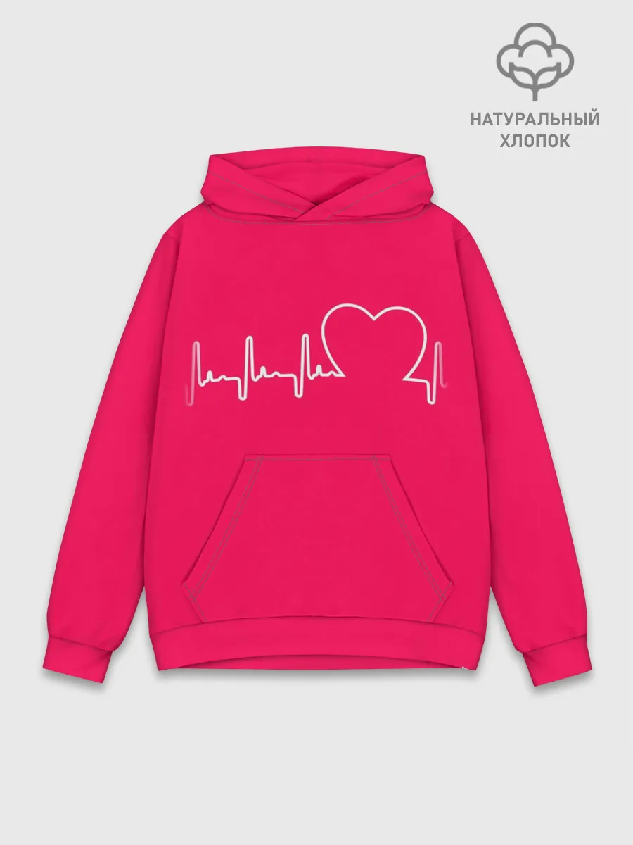 Худи мужской база хлопок / Халат Кардиолога