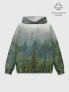 Худи мужской база хлопок / Лес