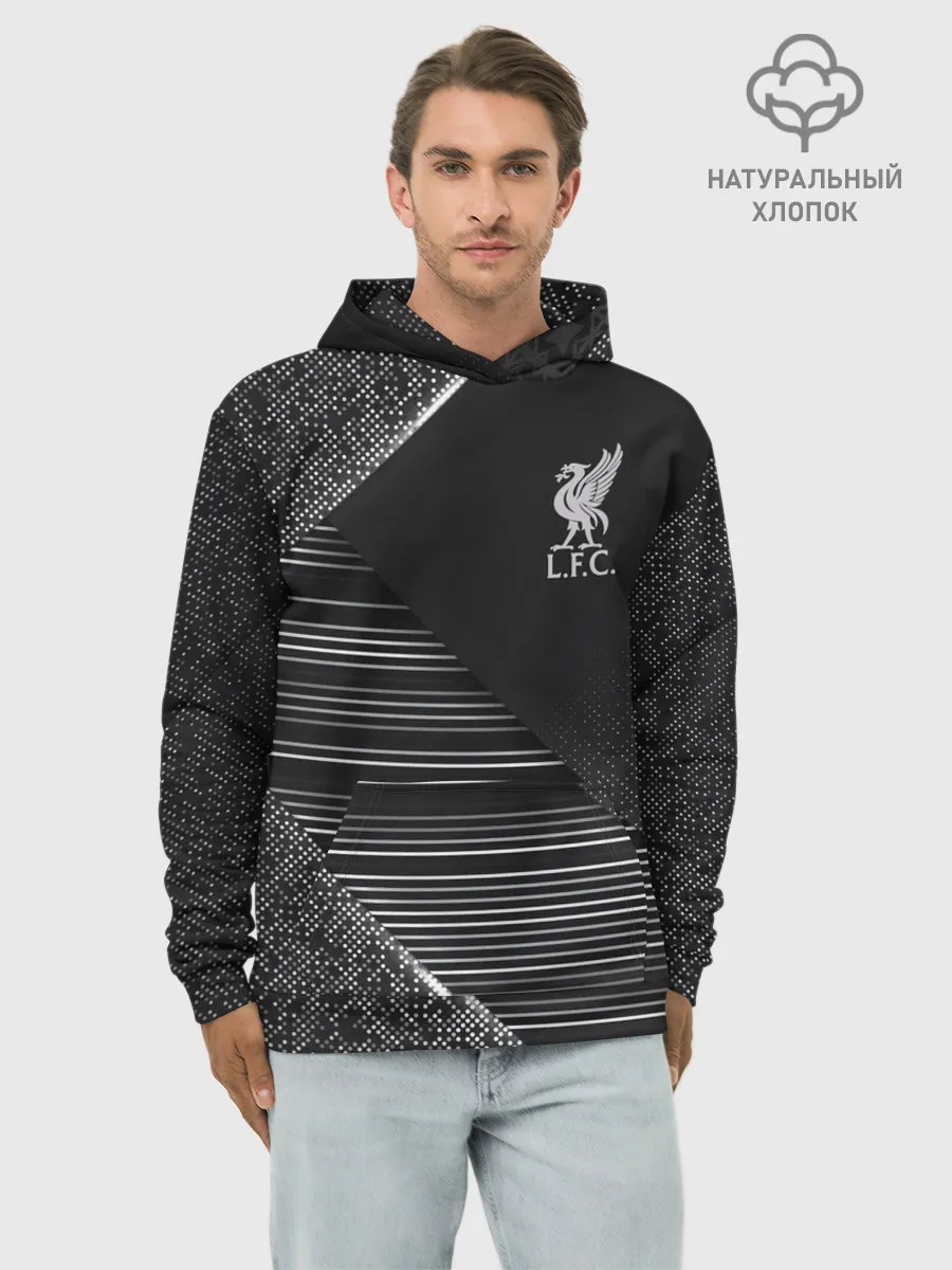 Худи мужской база хлопок / LIVERPOOL F.C. | ЛИВЕРПУЛЬ