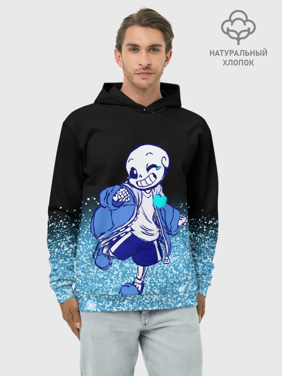 Худи мужской база хлопок / Undertale