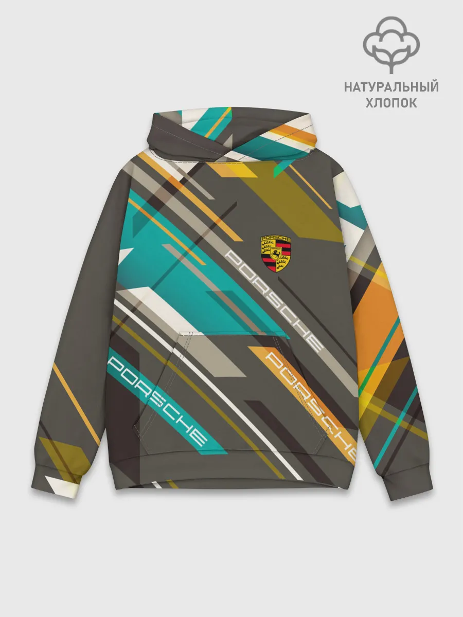 Худи мужской база хлопок / PORSCHE | ПОРШЕ
