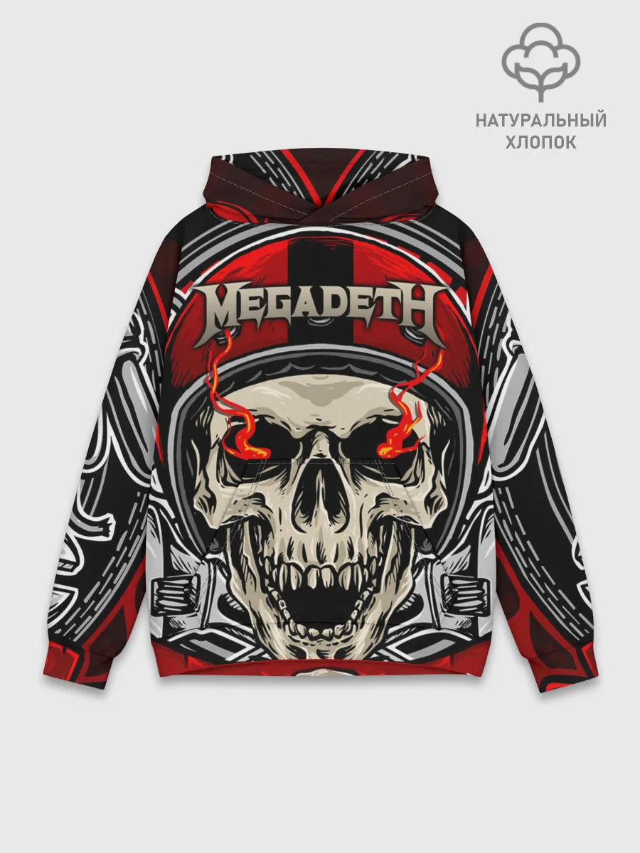 Худи мужской база хлопок / Megadeth