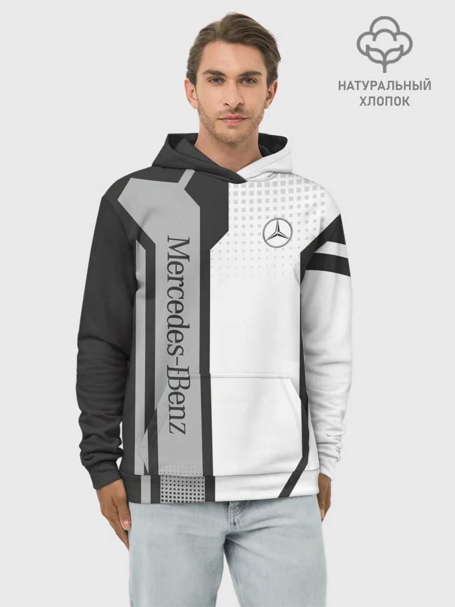 Худи мужской база хлопок / Mercedes Driver team