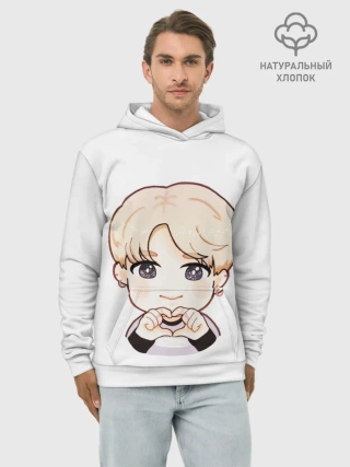 Худи мужской база хлопок / BTS