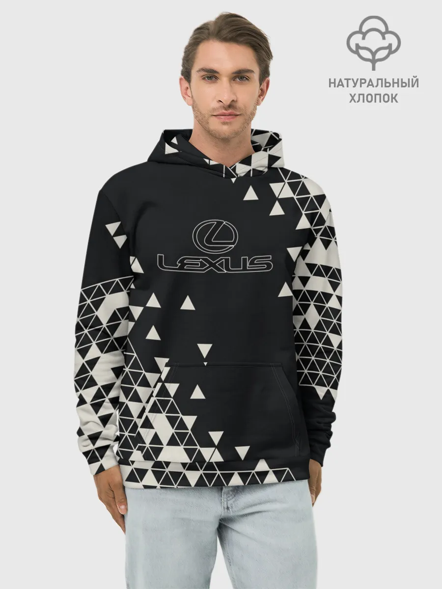 Худи мужской база хлопок / LEXUS