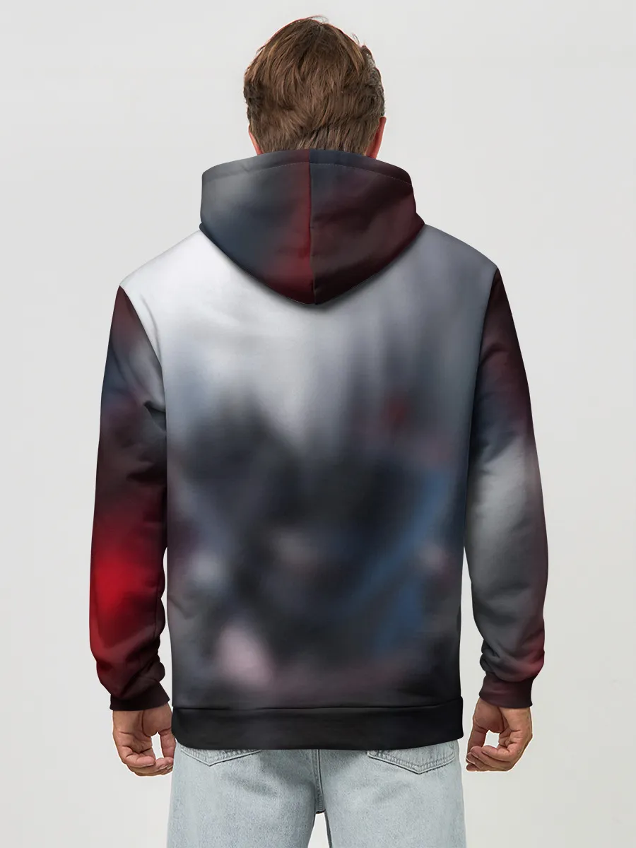 Худи мужской база хлопок / TOKYO GHOUL | ТОКИЙСКИЙ ГУЛЬ