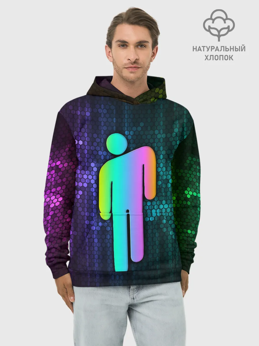 Худи мужской база хлопок / BILLIE EILISH