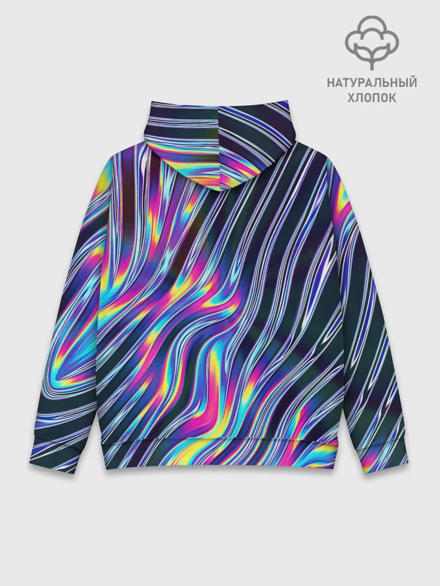 Худи мужской база хлопок / DIGITAL ABSTRACT