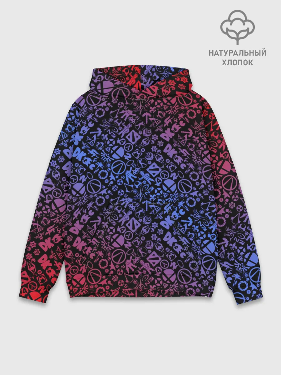 Худи мужской база хлопок / Игровые бренды