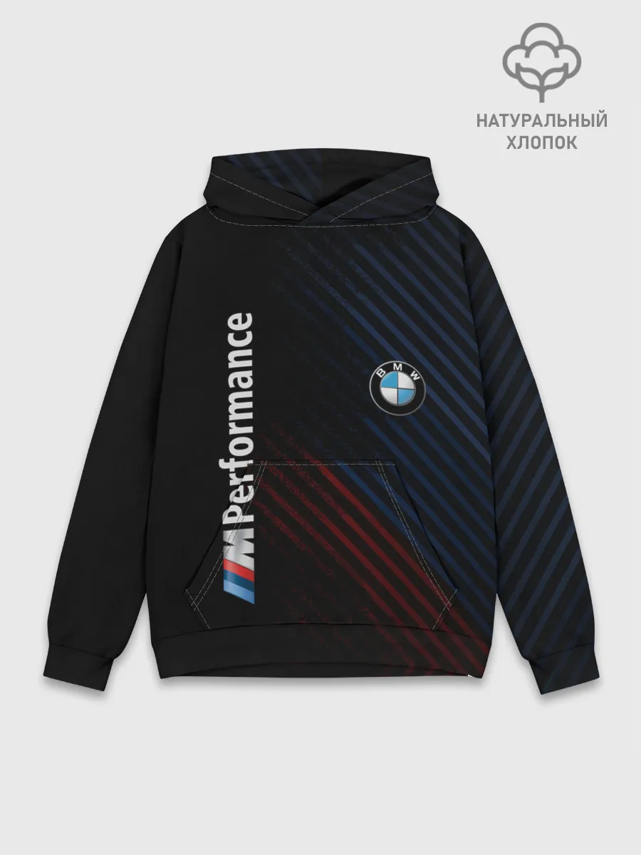 Худи мужской база хлопок / BMW PERFORMANCE