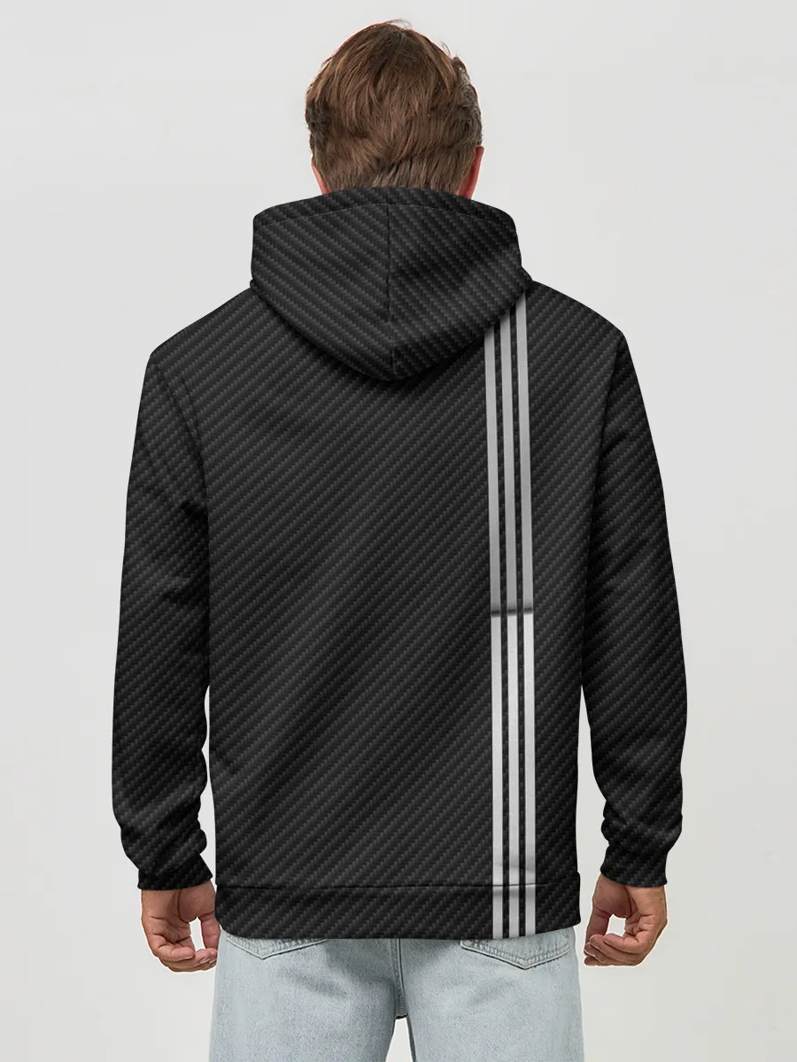 Худи мужской база хлопок / Mercedes Carbon