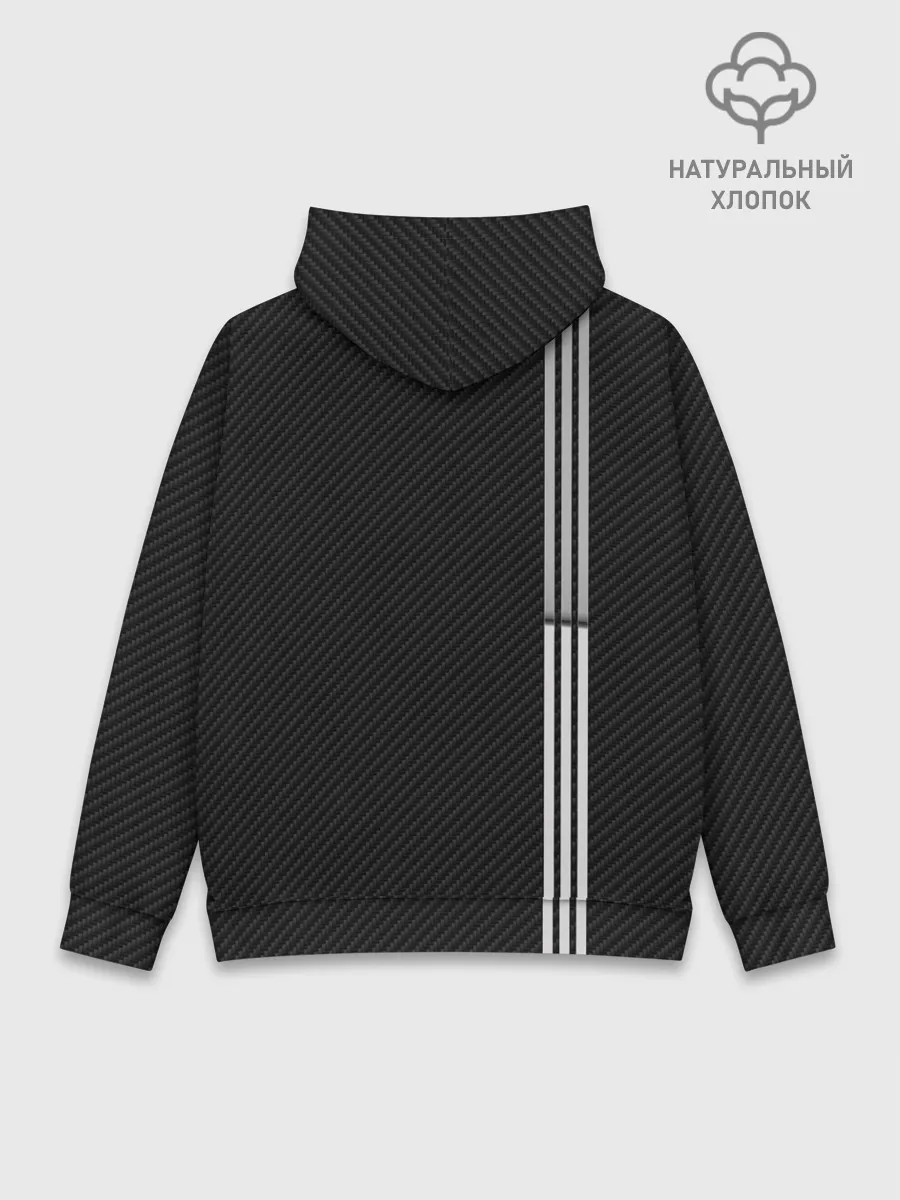 Худи мужской база хлопок / Mercedes Carbon