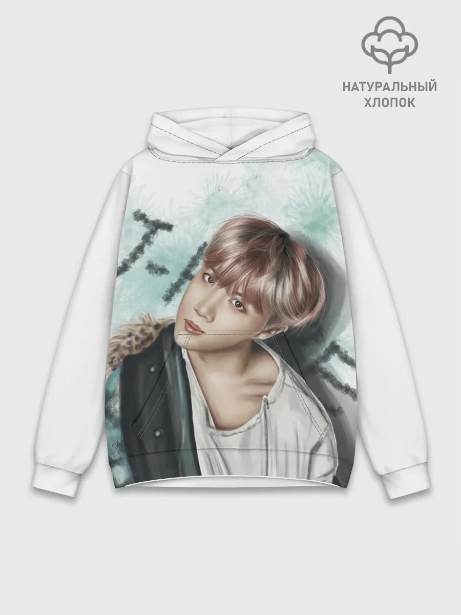 Худи мужской база хлопок / BTS