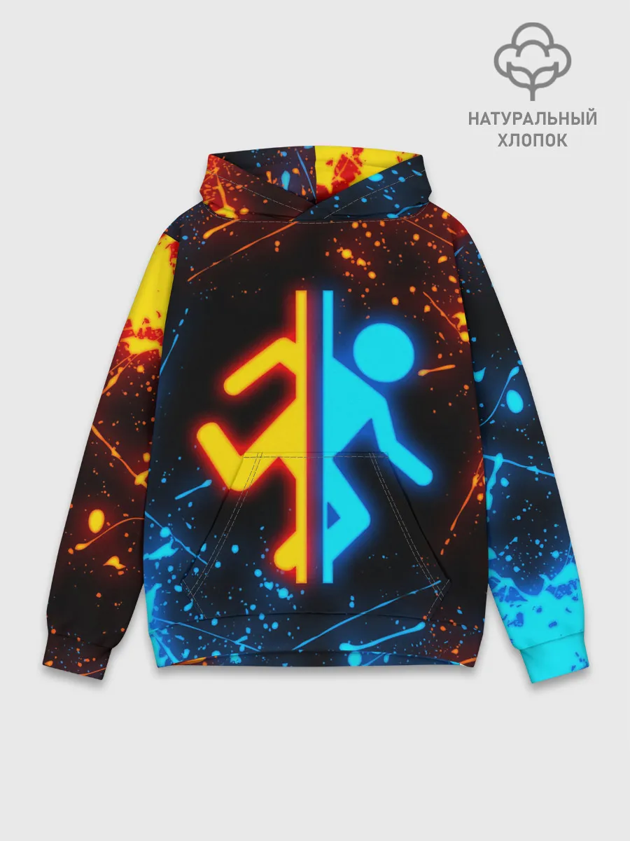 Худи мужской база хлопок / PORTAL 2 | ПОРТАЛ 2