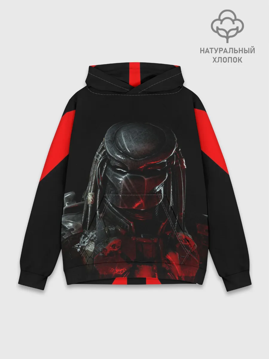 Худи мужской база хлопок / PREDATOR