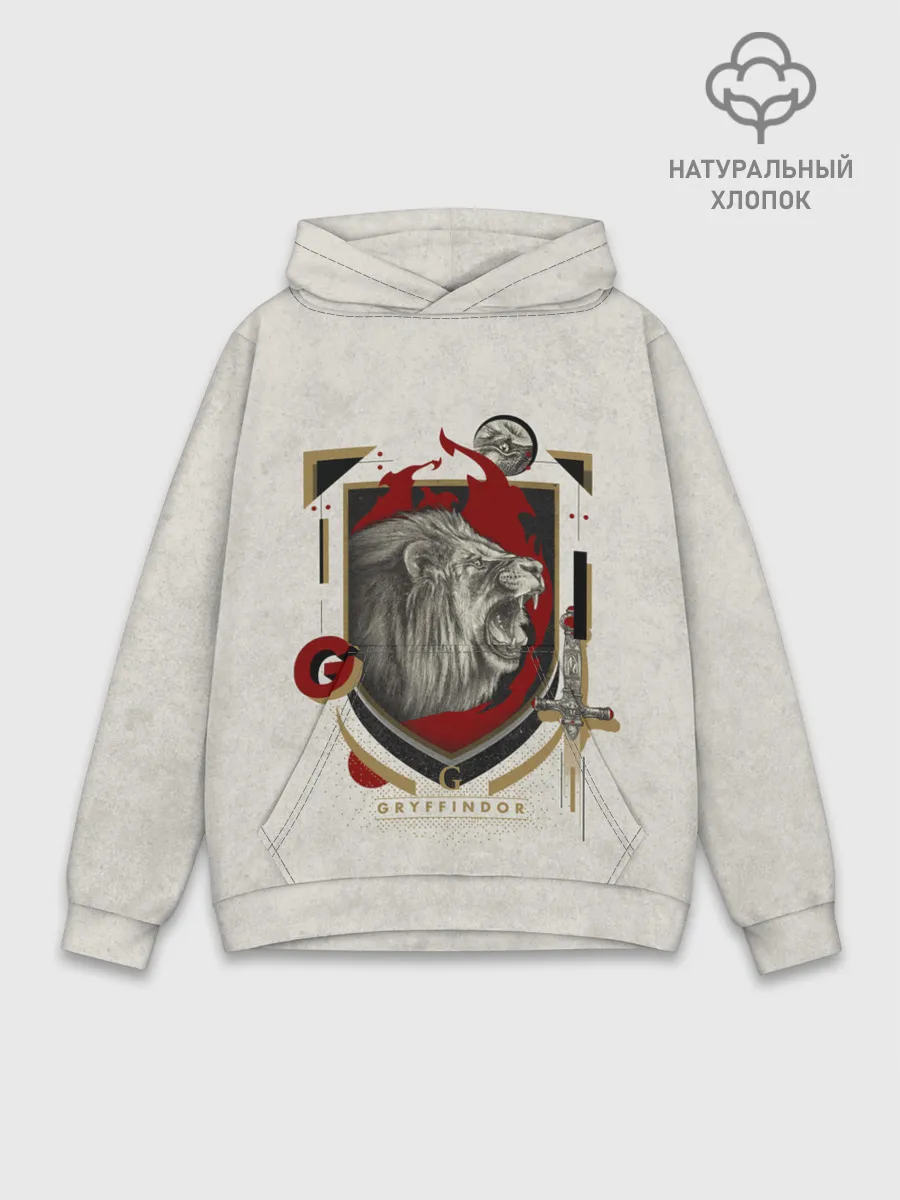 Худи мужской база хлопок / Гарри Поттер