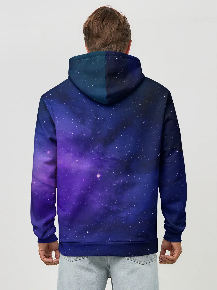 Худи мужской база хлопок / КОСМОС