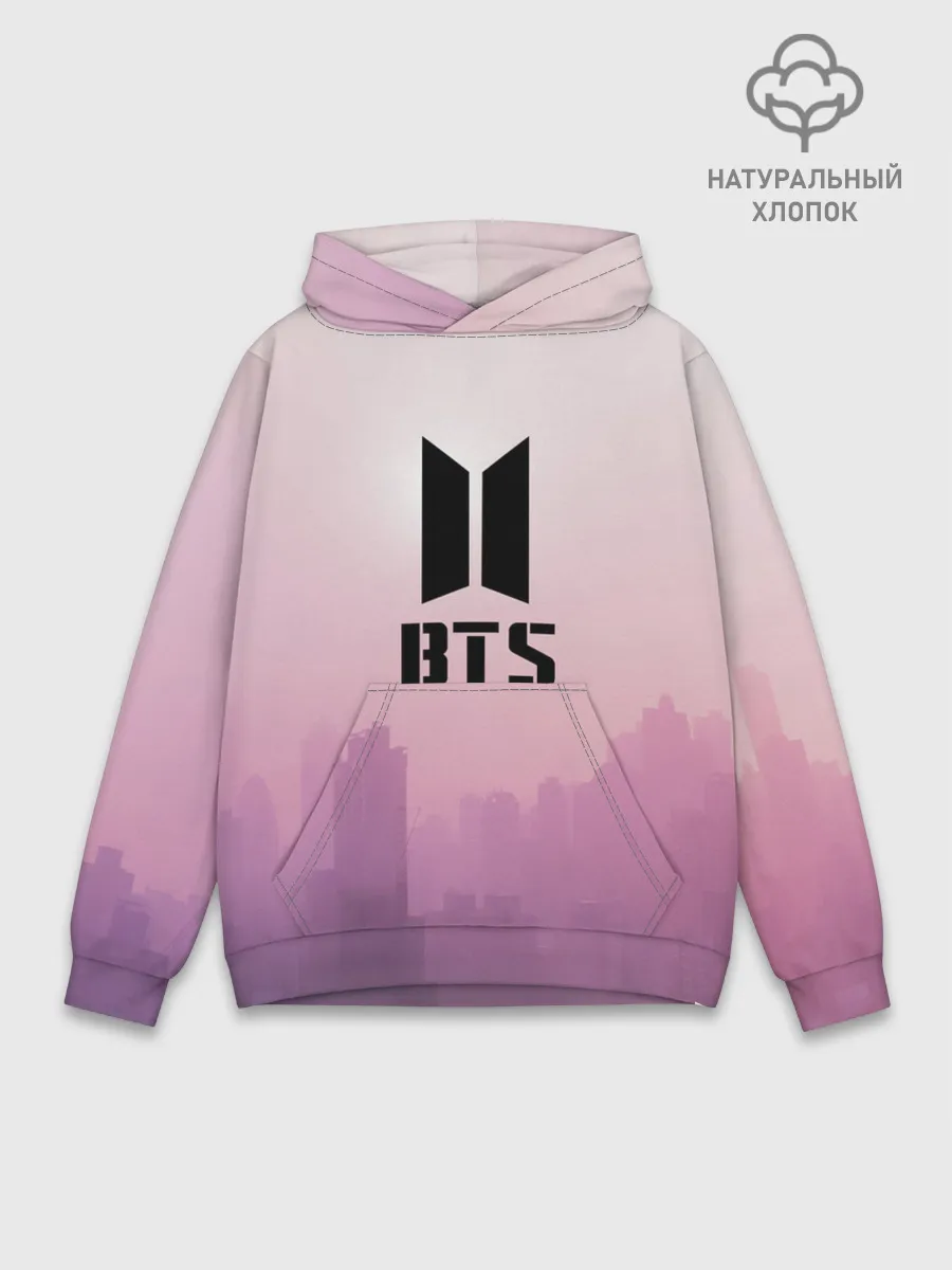 Худи мужской база хлопок / BTS