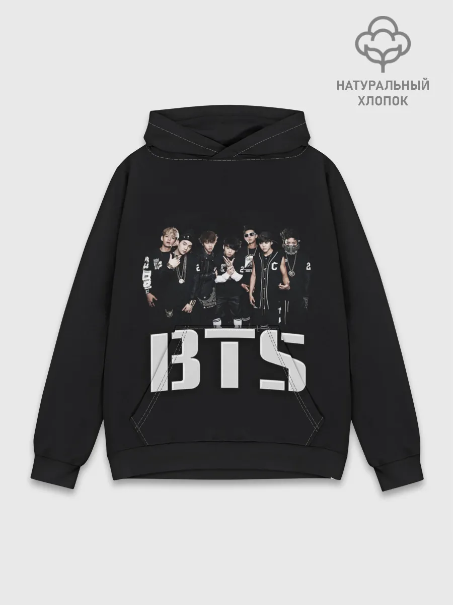 Худи мужской база хлопок / BTS