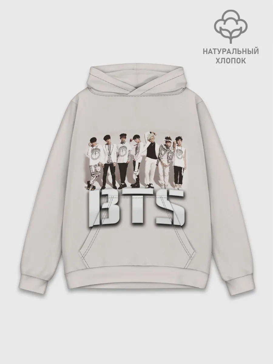Худи мужской база хлопок / BTS