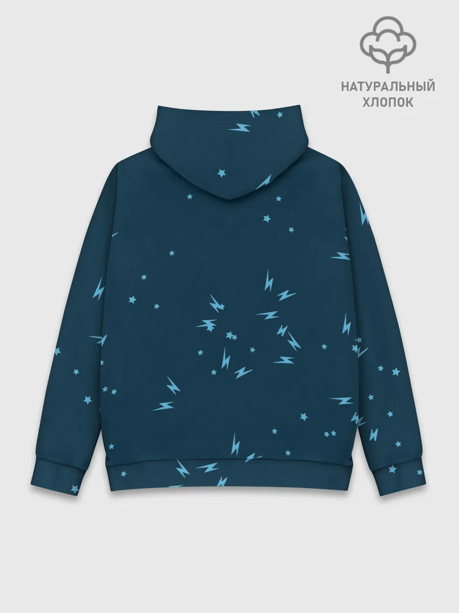 Худи мужской база хлопок / Космический рок
