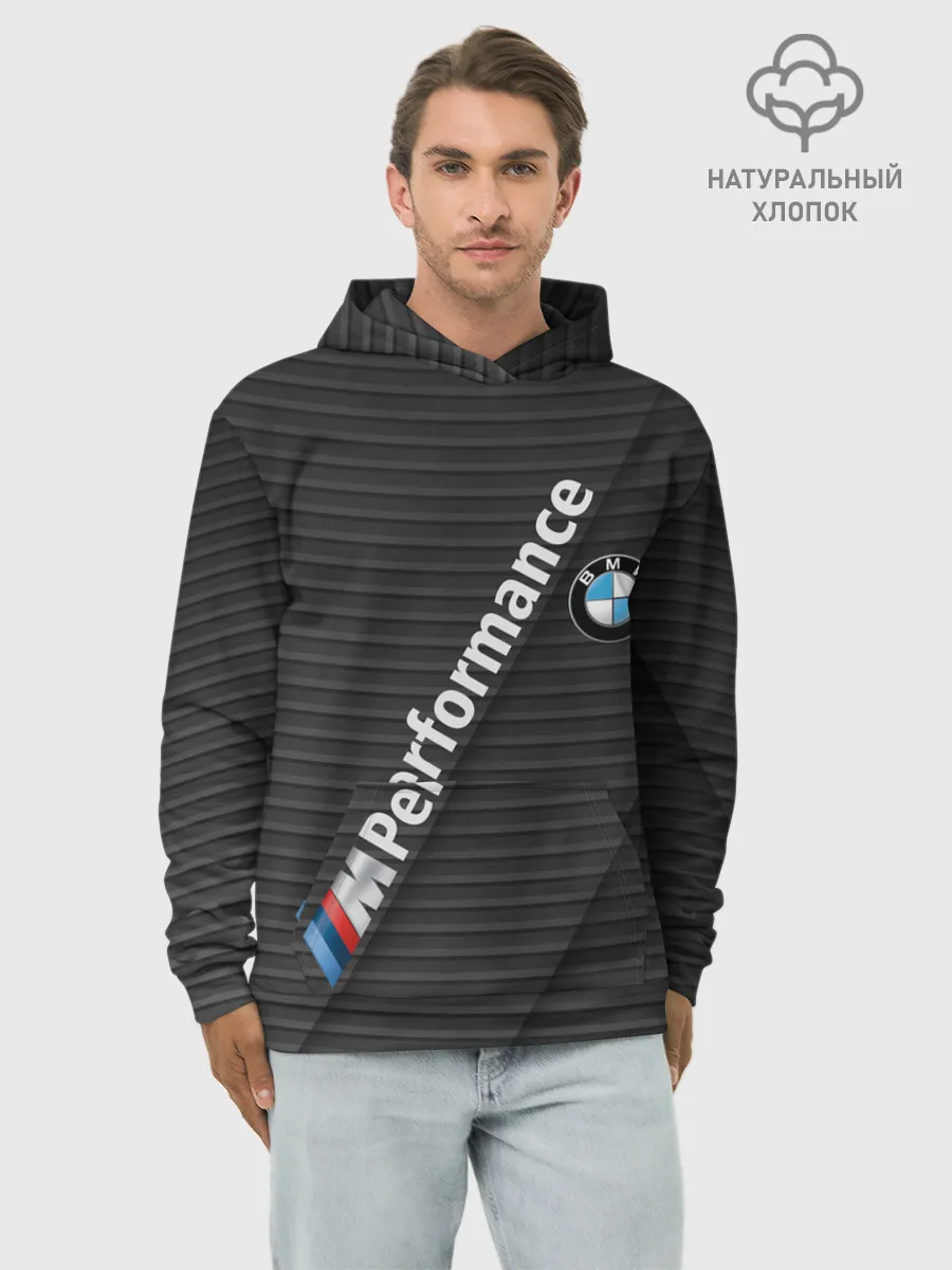 Худи мужской база хлопок / BMW