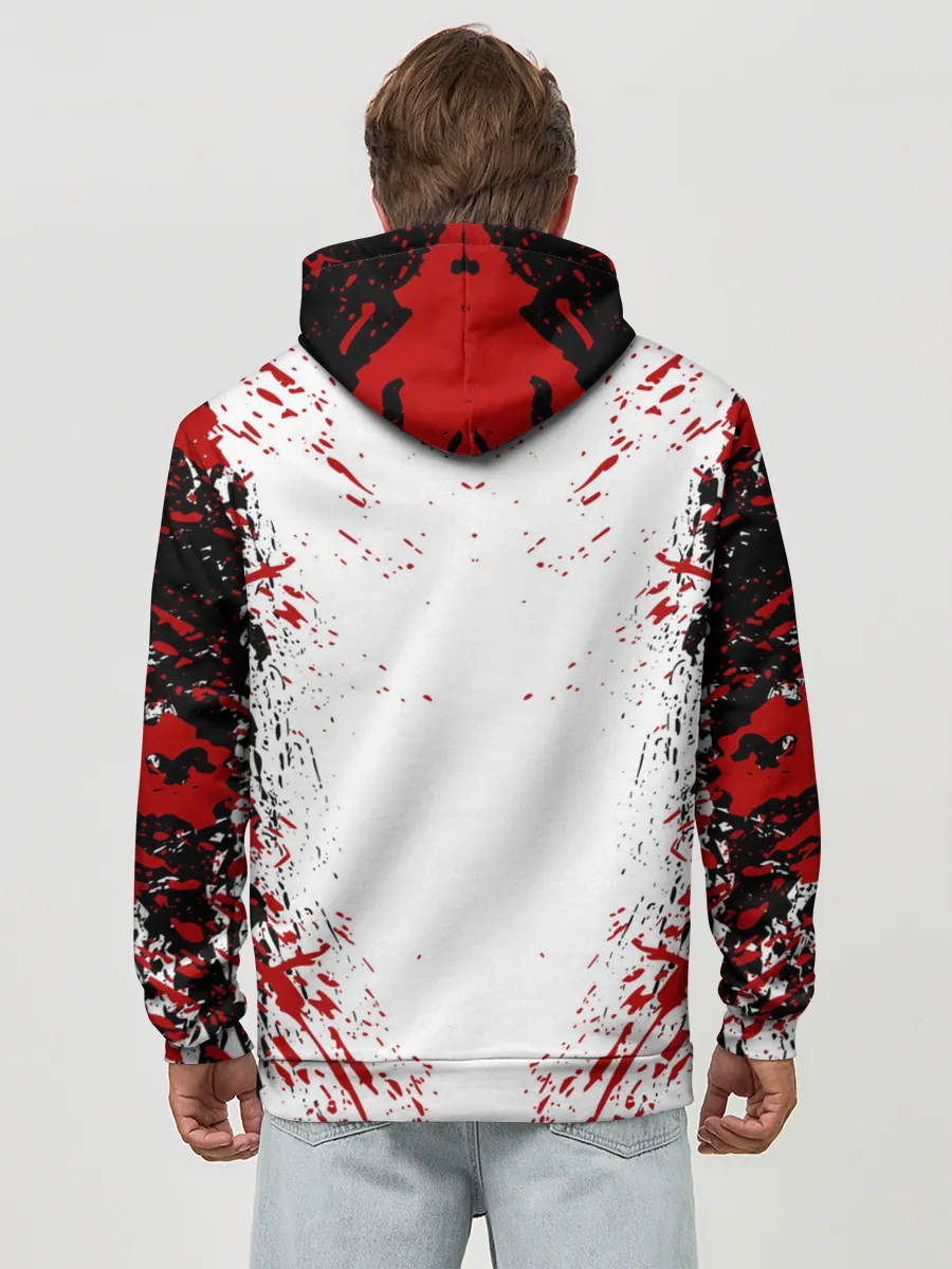 Худи мужской база хлопок / БЕРСЕРК ЧЁРНАЯ МАСКА / BERSERK BLACK MASK