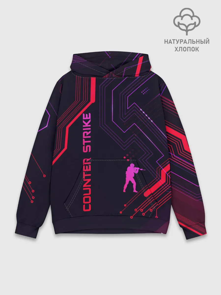 Худи мужской база хлопок / CS:GO