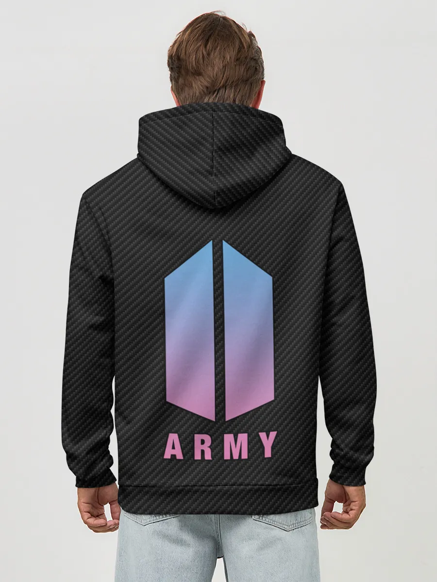 Худи мужской база хлопок / BTS Suga