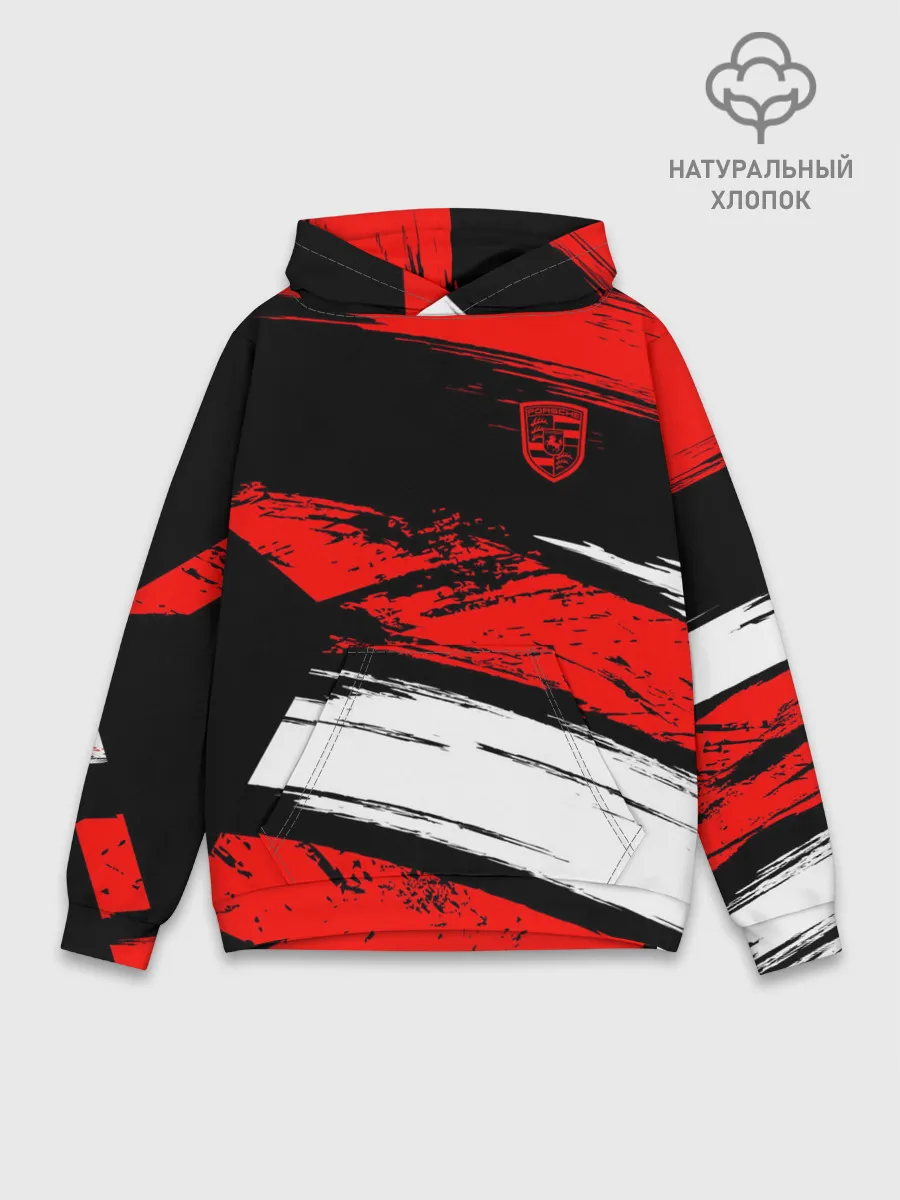 Худи мужской база хлопок / Porsche