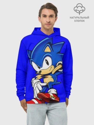 Худи мужской база хлопок / SONIC