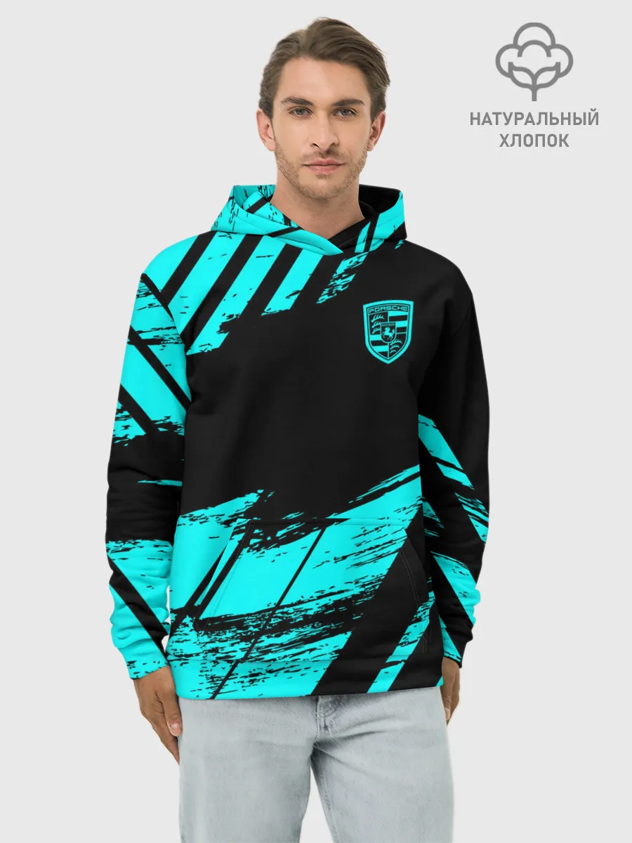 Худи мужской база хлопок / Porsche