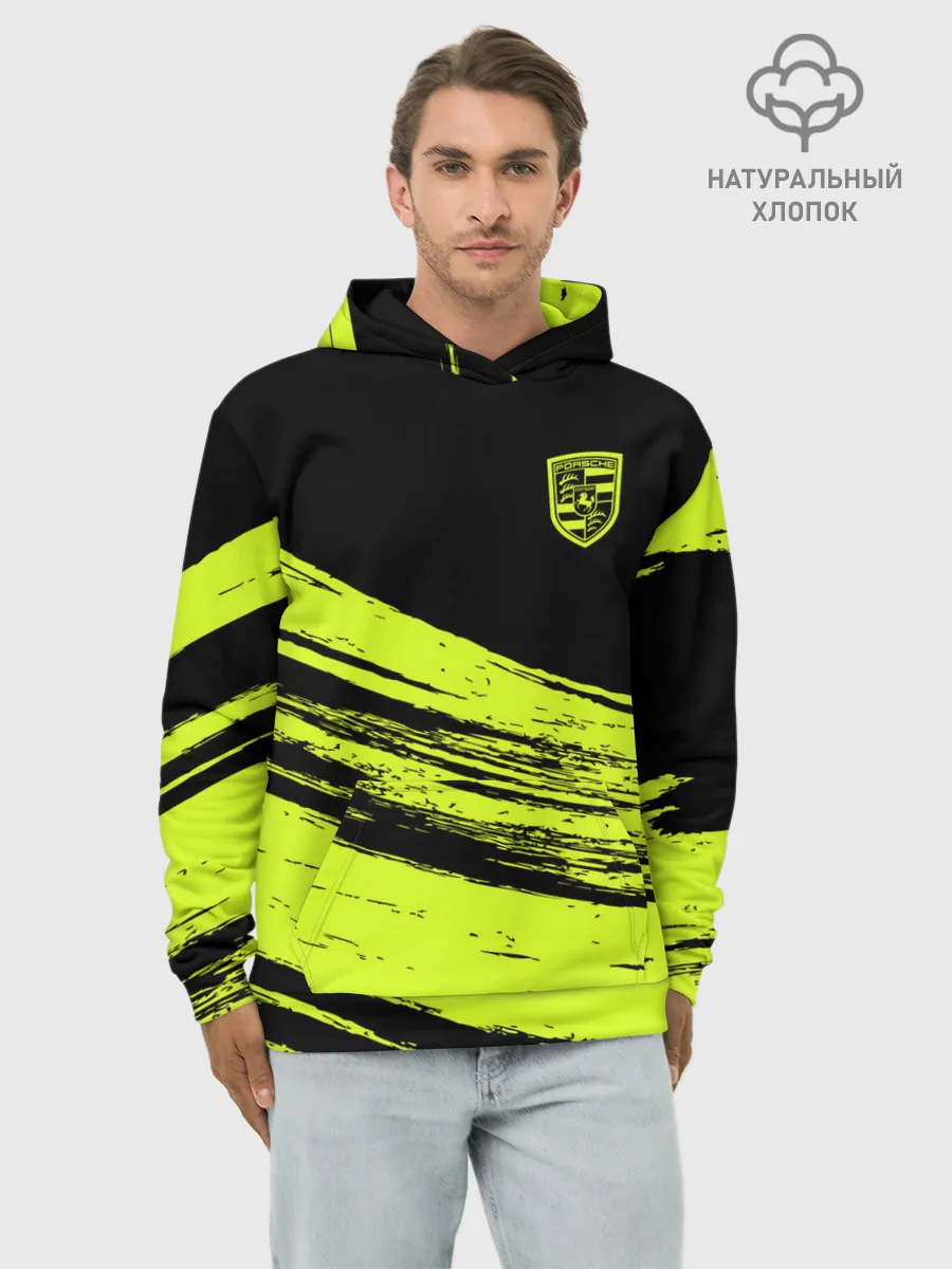 Худи мужской база хлопок / Porsche