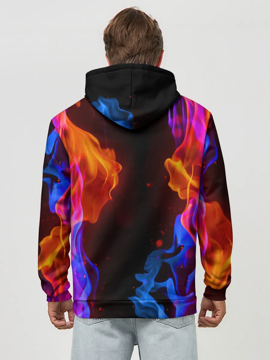 Худи мужской база хлопок / CS:GO FIRE