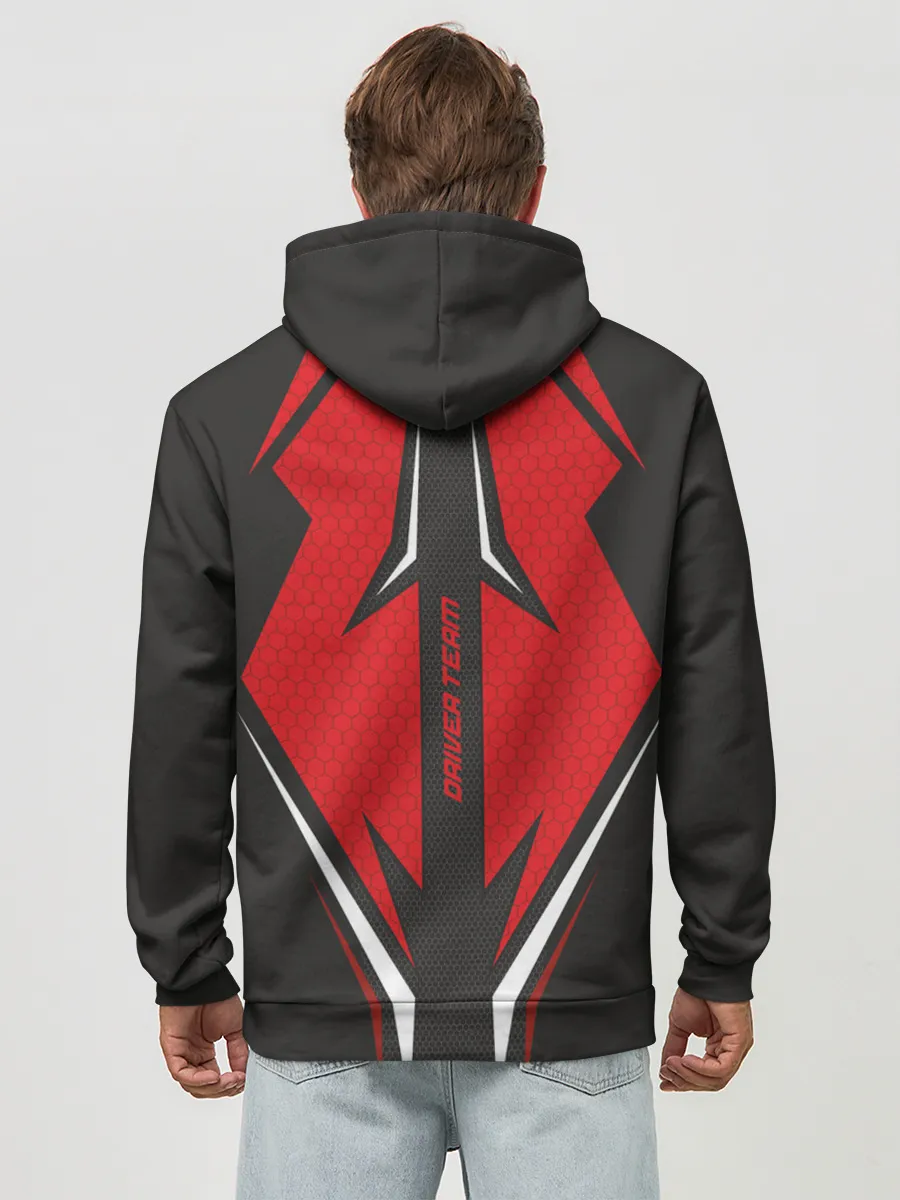 Худи мужской база хлопок / Toyota Driver team Red