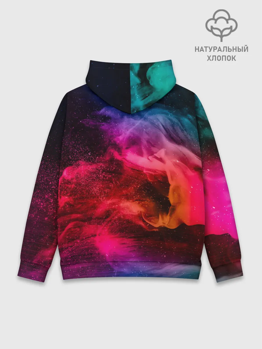 Худи мужской база хлопок / ЦВЕТНОЙ ДЫМ