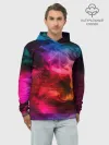Худи мужской база хлопок / ЦВЕТНОЙ ДЫМ