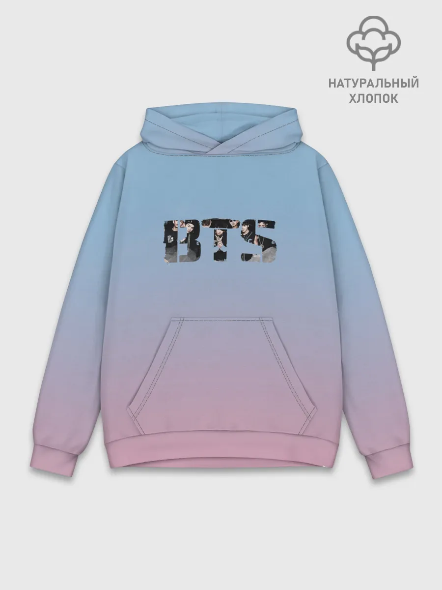 Худи мужской база хлопок / BTS