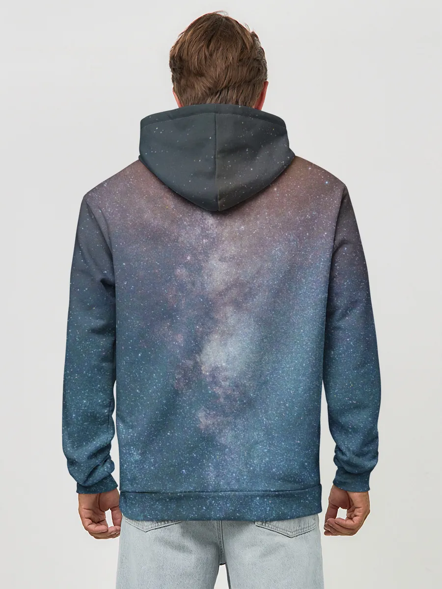 Худи мужской база хлопок / Космос