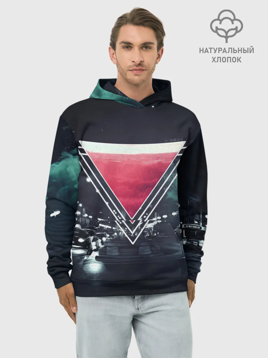 Худи мужской база хлопок / MUSIC