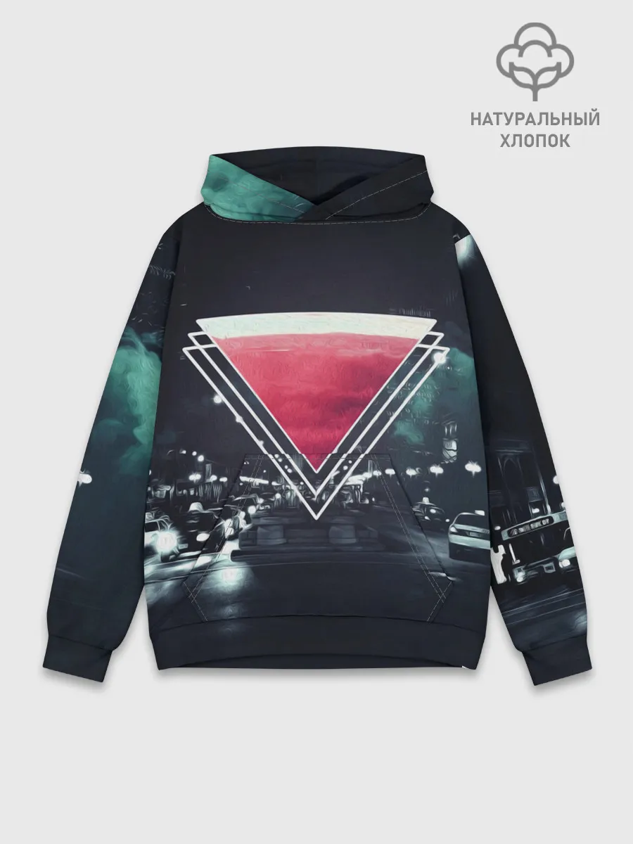 Худи мужской база хлопок / MUSIC