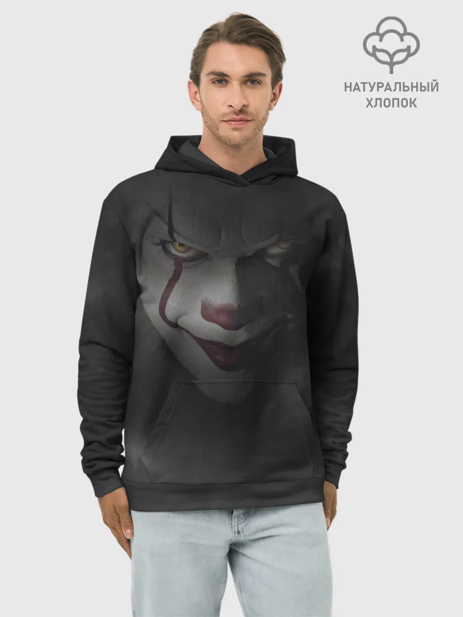 Худи мужской база хлопок / Pennywise