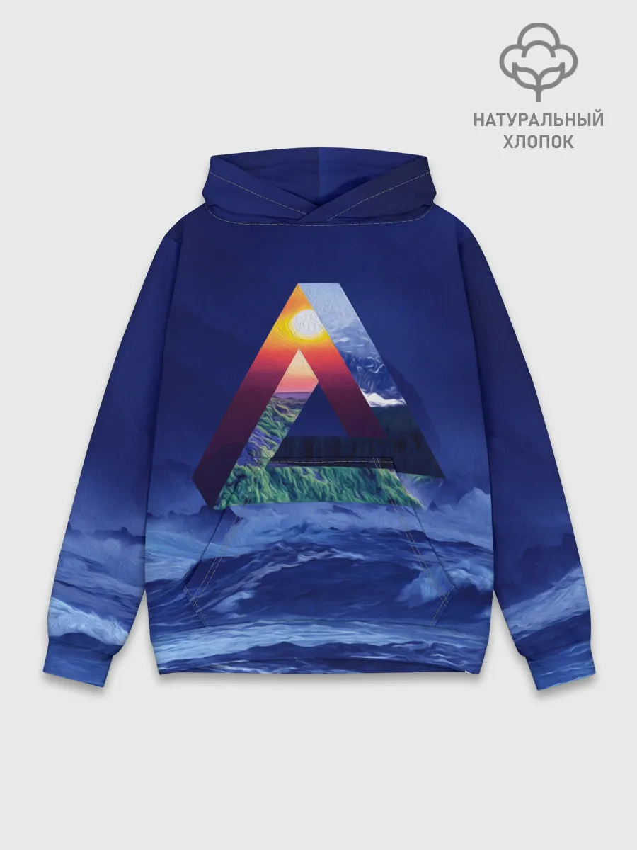 Худи мужской база хлопок / TWISTED REALITY