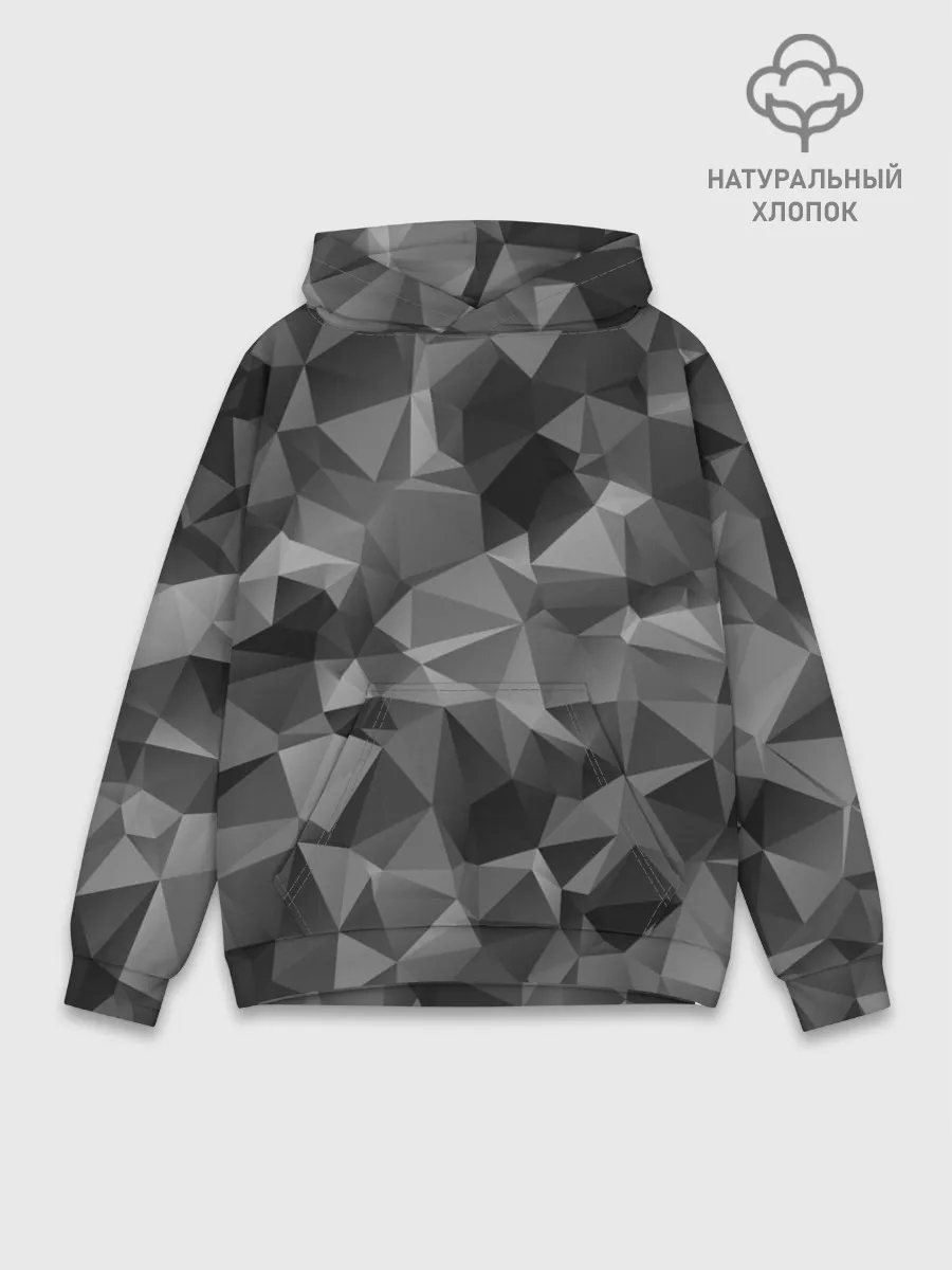 Худи мужской база хлопок / СОВРЕМЕННЫЙ КАМУФЛЯЖ