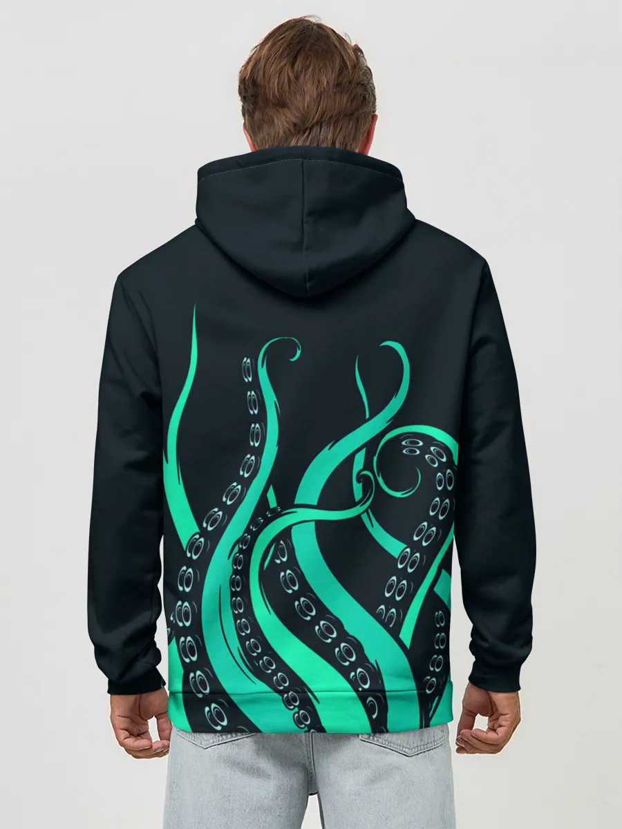 Худи мужской база хлопок / Щупальца осьминога