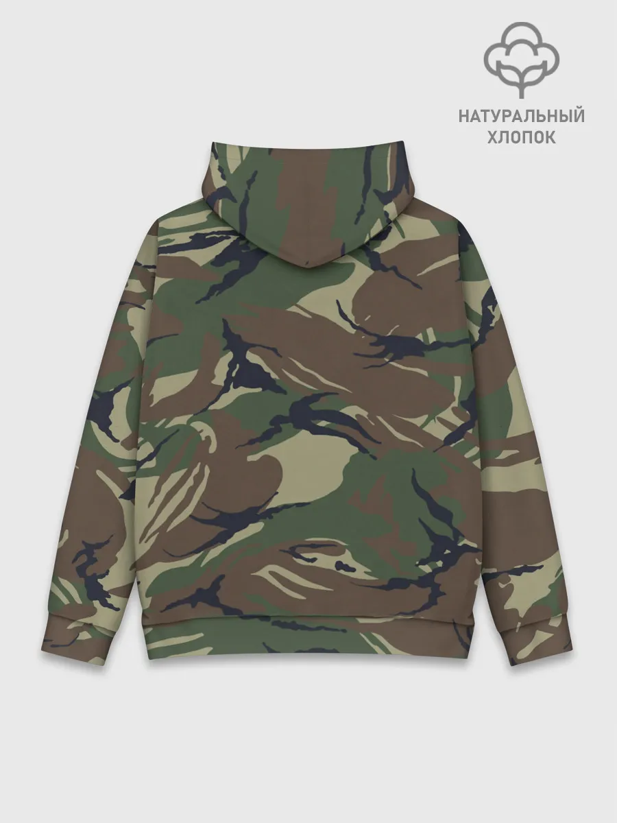 Худи мужской база хлопок / Автомобильные войска камуфляж