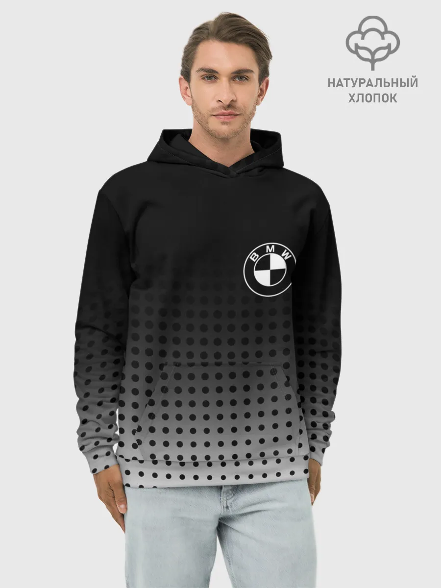 Худи мужской база хлопок / BMW