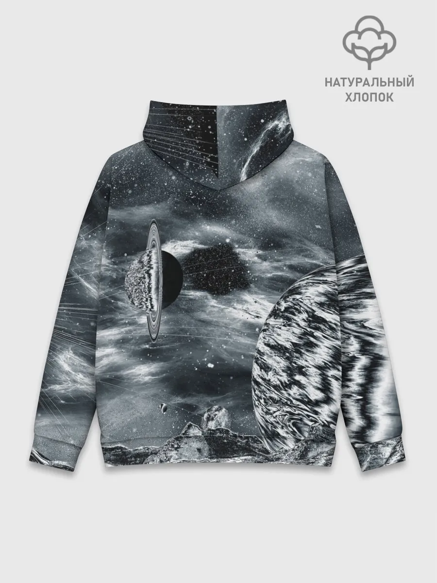 Худи мужской база хлопок / Космос
