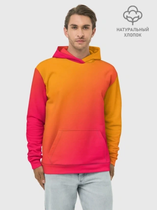 Худи мужской база хлопок / ГРАДИЕНТ И НИЧЕГО ЛИШНЕГО