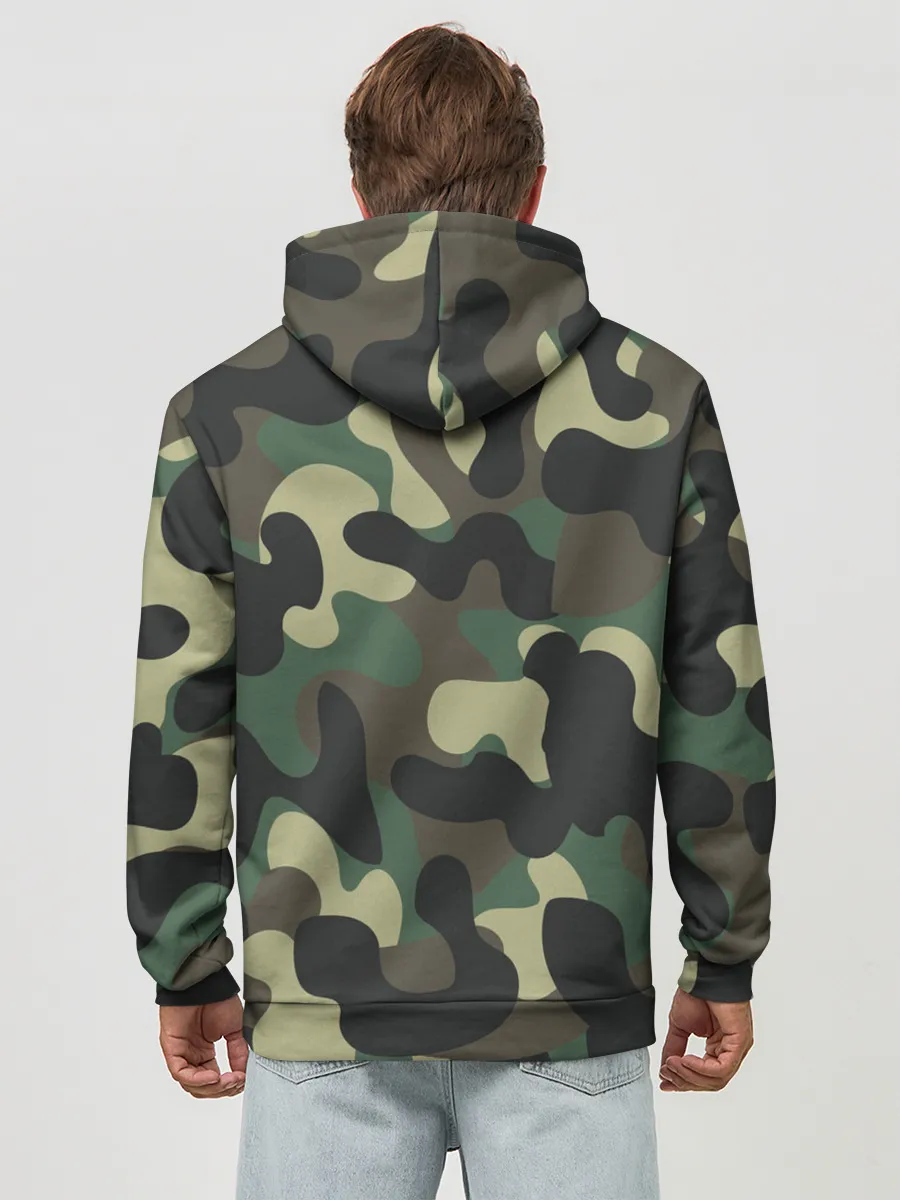 Худи мужской база хлопок / КАМУФЛЯЖ